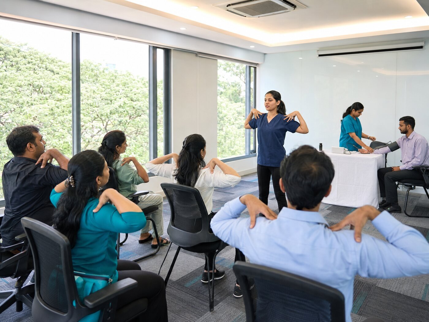 Representative employee wellness program